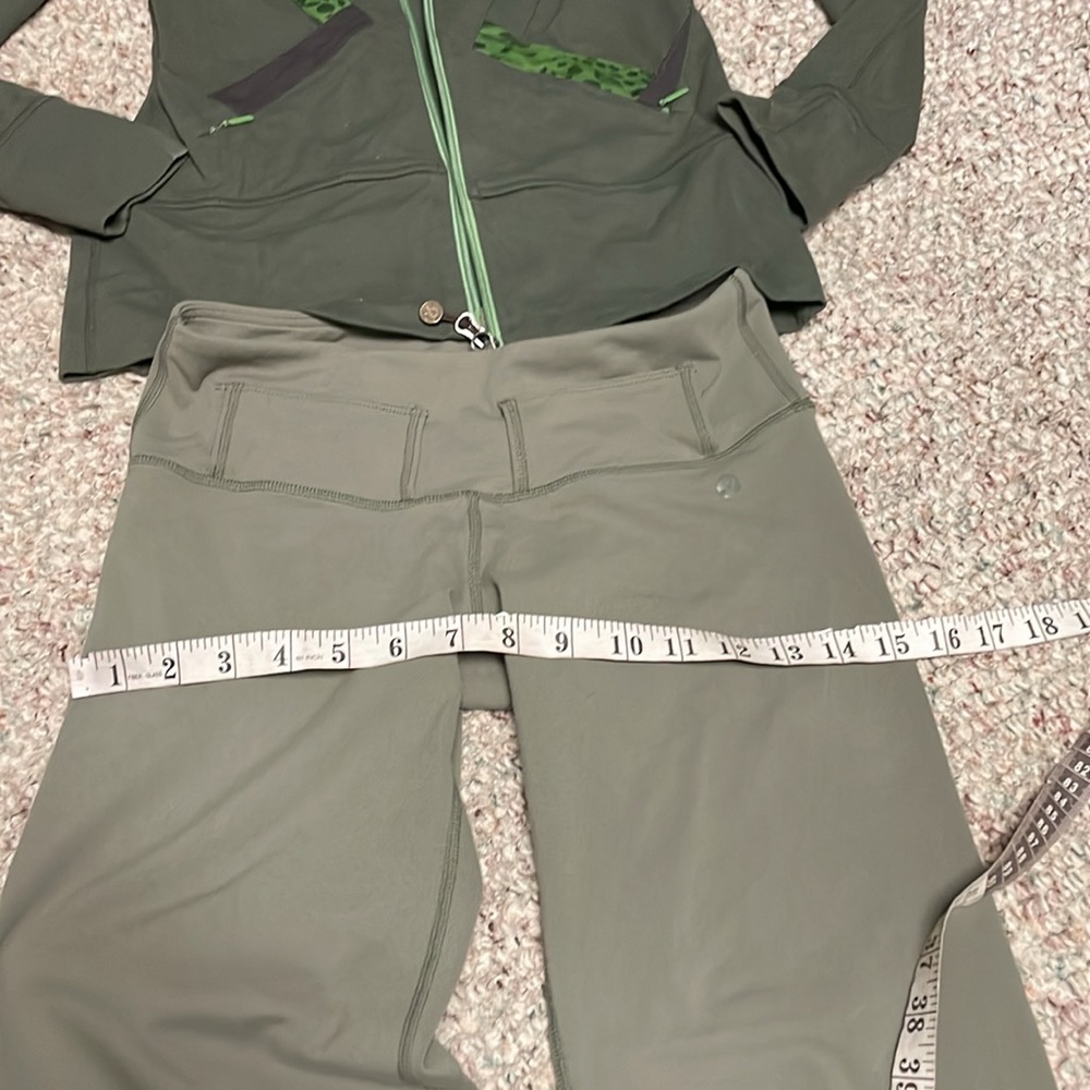 lululemon athletica Olive Green Athletic Shorts Set - Picture 5 of 9